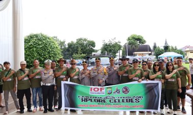 Kapolda Sulut Lepas Peserta Touring Explore Celebes