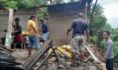 Bencana Hantam Pulau Lembeh, Banyak Korban Belum Terima Bantuan