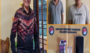 Satres Narkoba Manado Tangkap 2 Orang Diduga Edarkan Narkotika