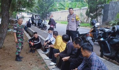 Unit Samapta Polsek Baros, Gelar Patroli Perumahan
