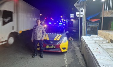 Unit Samapta Polsek Cikole, Laksanakan Patroli Malam
