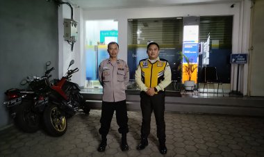 Melalui Patroli Perbankan, Polsek Sukaraja Upaya Cegah Gangguan Kamtibmas