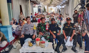 Sinergitas TNI -Polri, Bhabinkamtibmas dan Babinsa Laksanakan Pengamanan