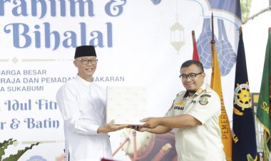 Satpol PP, dan Damkar Kota Sukabumi Gelar Silaturahmi  Halal Bihalal Idul Fitri 1445 H