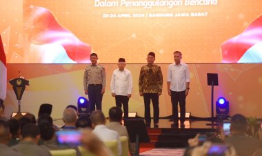 PJ WaliKota Sukabumi Hadiri Rakornas Penanggulangan Bencana 2024