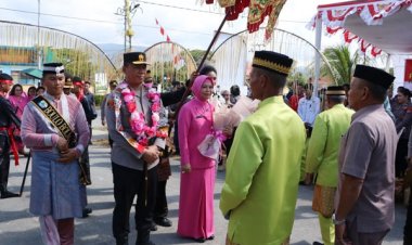 Kunjungi Polres Bolmut, Kapolda Letakkan Batu Pertama Pembangunan Pos Jaga dan Panen Jagung