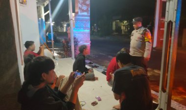 Ciptakan Kamtibmas Yang Kondusif, Polsek Gebang Gencar Laksanakan Patroli Dialogis