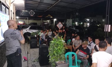 Polsek Dukupuntang Gelar Nobar Timnas Indonesia Vs Uzbekistan