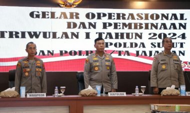 Polda Sulut Gelar Pembinaan dan Operasional Triwulan I Tahun 2024
