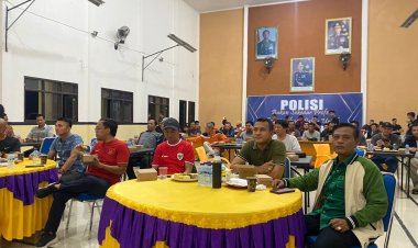 Polres Kaur Gelar Nobar Serentak Dukung Laga Timnas U-23