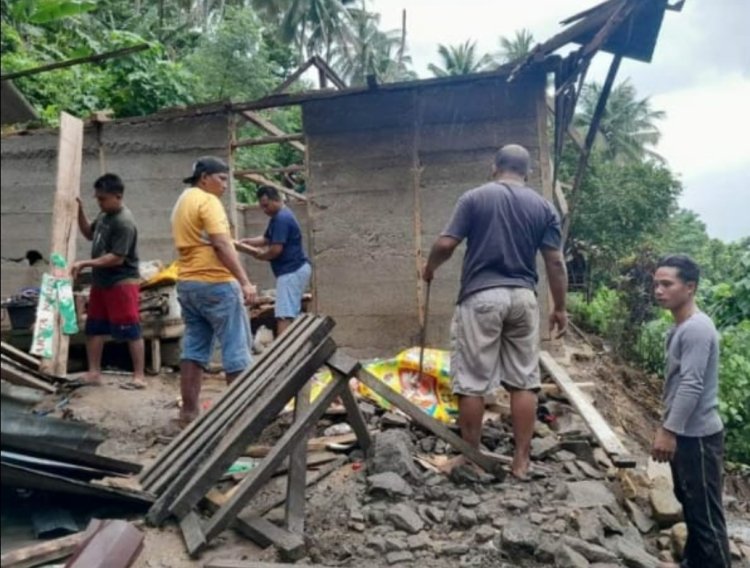Bencana Hantam Pulau Lembeh, Banyak Korban Belum Terima Bantuan