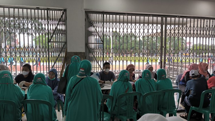337 Calon Jemaah Haji Kota Sukabumi Laksanakan Test Kebugaran