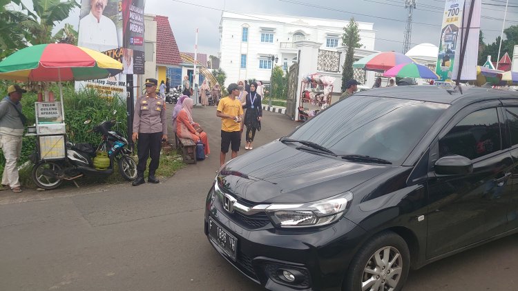 Polsek Sukabumi Lakukan Pengamanan Perpisahan Sekolah Di Grand Sulanjana