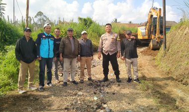 Penuhi Harapan Warga, Kepala Desa Sukamekar Bangun Jalan Pengerasan Beton