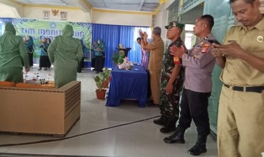Guna Jalin Silaturahmi,Polsek Kaliwedi Hadiri Monev 10 Progam PKK di Desa Prajawinangun