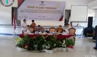 Rapat Pleno KPUD Kaur Tetapkan 25 Kursi Anggota DPRD Periode 2024-2029