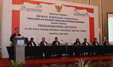 PERATIN Resmi Angkat Advokat Perdana Angkatan Pertama
