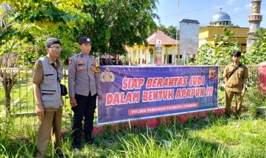 Polsek Pabuaran Laksanakan Himbauan Simpatik, Stop Judi Online !!!