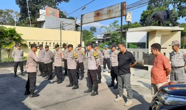 Tingkatkan Disiplin Personil, Kapolsek Beber Pimpin Apel Pagi dan Laksanakan Gaktiblin