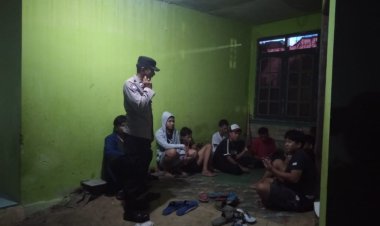 Cegah Kenakalan Remaja, Polsek Beber Gencar Laksanakan Patroli Dialogis