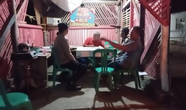 Cegah Kriminalitas di Wilayah, Polsek Cibeber Laksanakan  Sambang ke Satkamling