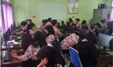 Cybers Job Melakukan Pisikotes Terhadap Mahasiswa SMK Mahadika 3