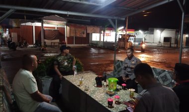 Jaga Kondusifitas dan Jalin Silaturahmi, Polsek Plered Sambangi Satkamling