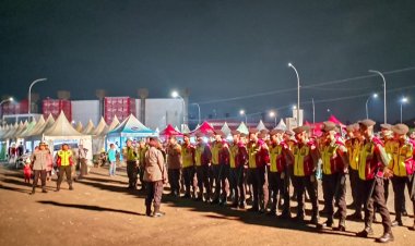 Polsek Sumber Gelar Pengamanan Hari Jadi Kabupaten Cirebon ke  542