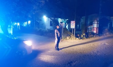 Cegah Kejahatan Malam Hari, Polsek Sedong Gencar Laksanakan Patroli
