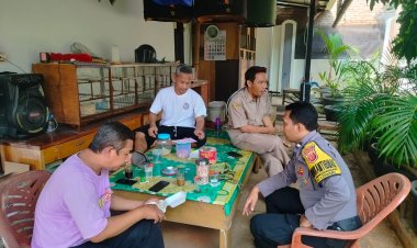 Jalin Komunikasi Dengan Warga Binaan, Sinergitas Bhabinkamtibmas dan Perangkat Desa