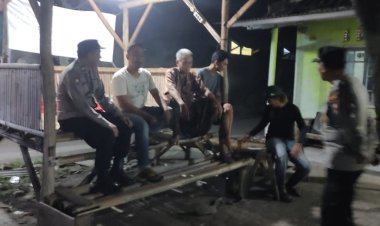 Jalin Silaturahmi dan Kemitraan, Kapolsek Babakan Laksanakan Patroli Dialogis