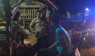 Ajak Warga Cegah Kejahatan, Polsek Gebang Laksanakan Patroli Satkamling