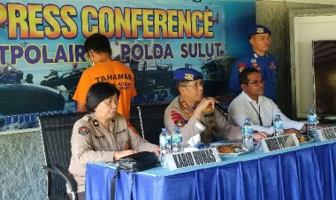 Ditpolairud Polda Sulut Tangkap Pemain BBM Bersubsidi di Teluk Manado