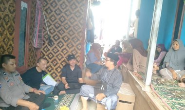 Bhabinkamtibmas Hadiri Sosialisasi Pembangunan Tower Komunikasi di Desa Sukamekar