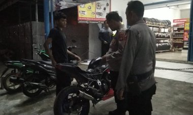 Cegah Penggunaan Knalpot Brong, Polsek Gempol Gelar Razia