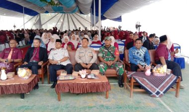 Sinergitas TNI -Polri, Bhabinkamtibmas dan Babinsa Hadiri Pelepasan Siswa Lulusan SMAN 1 Susukan