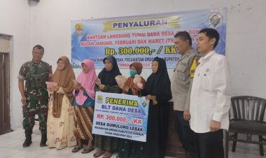 Sinergitas TNI -Polri Laksanakan Monitoring Penyaluran BLT DD