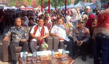 Kapolsek Pabuaran Hadiri Panen Karya dan Seni Progam P5