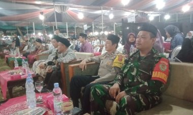 Kompak, Bhabinkamtibmas dan Babinsa Hadiri Pelepasan Siswa