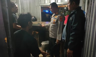 Kapolsek Gebang Pimpin Patroli KRYD Malam Minggu