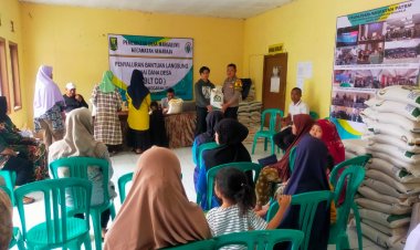 Bhabinkamtibmas Polsek Sukaraja Laksanakan Monitoring Penyaluran CPP