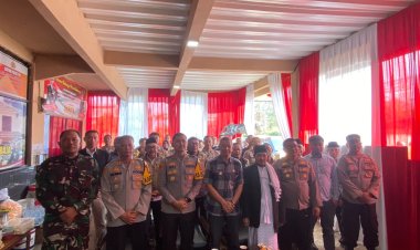 Kapolsek Sukaraja Terima Kunjungan Kerja Kapolres Sukabumi Kota