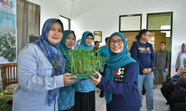 Petani Milenial Sukabumi Ikut Sekolah Lapang Agribisnis Hortikultura Budidaya Hidroponik dan Gerakan Percepatan Tanam