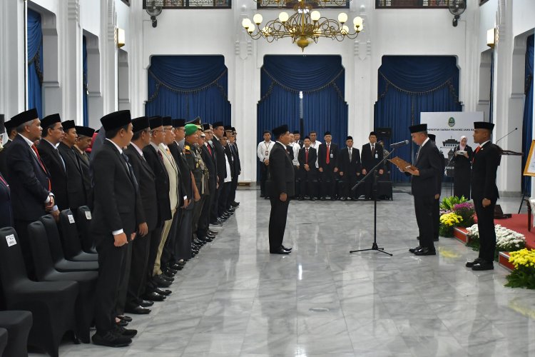 Penjabat Gubernur  Lantik Kepala BPKP Perwakilan Jawa Barat