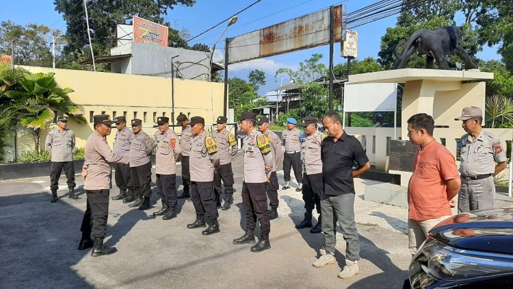 Tingkatkan Disiplin Personil, Kapolsek Beber Pimpin Apel Pagi dan Laksanakan Gaktiblin