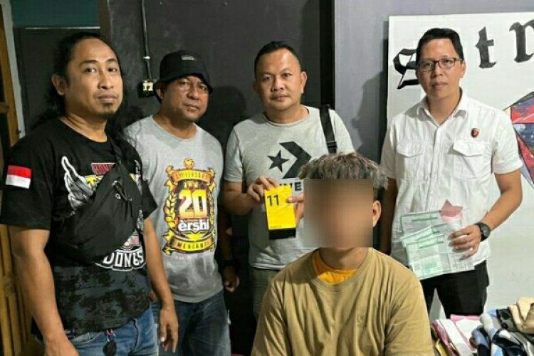 Curi Perhiasan Emas Milik Umi, AW Ditangkap Tim Resmob Polres Bitung