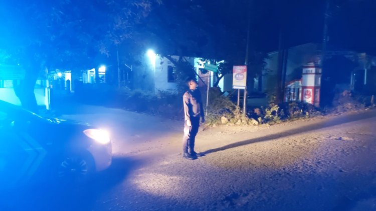 Cegah Kejahatan Malam Hari, Polsek Sedong Gencar Laksanakan Patroli