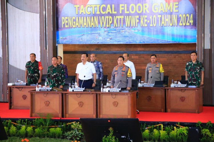 Simulasikan Pengamanan WWF, TNI-Polri Gelar TFG Gabungan