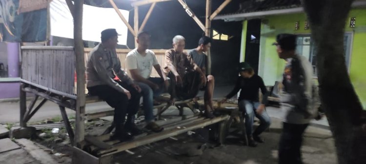 Jalin Silaturahmi dan Kemitraan, Kapolsek Babakan Laksanakan Patroli Dialogis