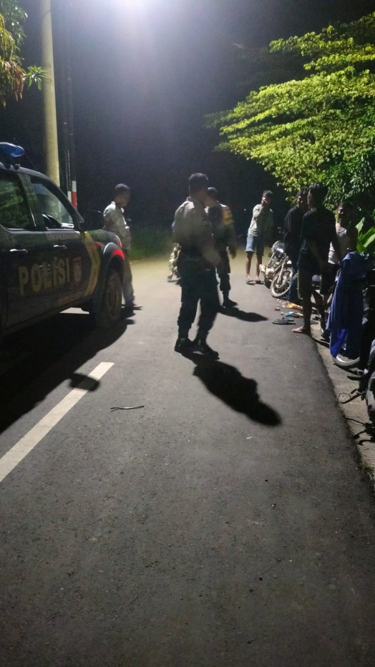 Berikan Rasa Aman Kepada Warga, Polsek Kaliwedi Rutin Laksanakan Patroli